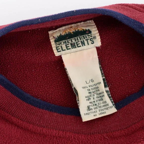 Vintage Northern Elements  Red Crewneck Sweater - Picture 5 of 12